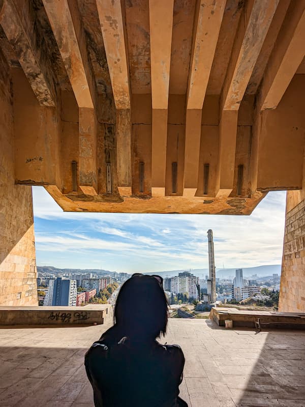 The views of brutalist Tbilisi on Soviet tour