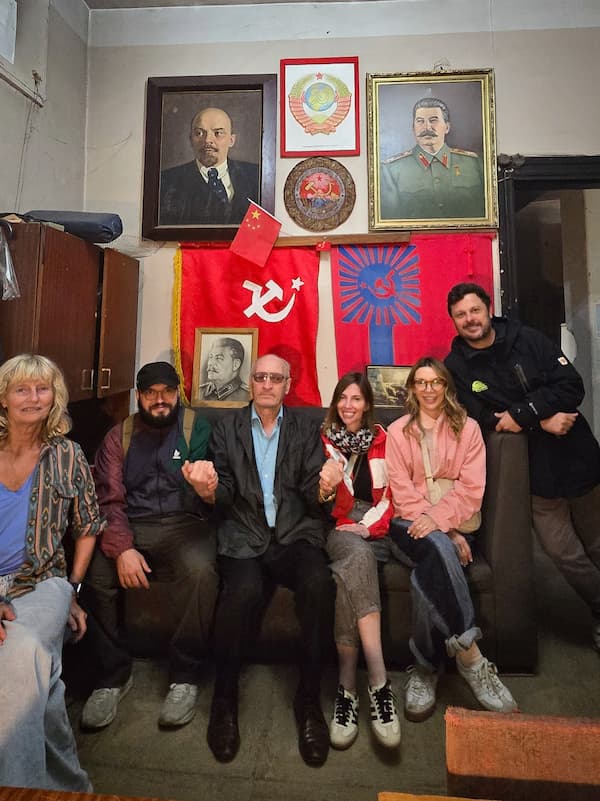 On working days we visit the Stalins Underground Printing Press